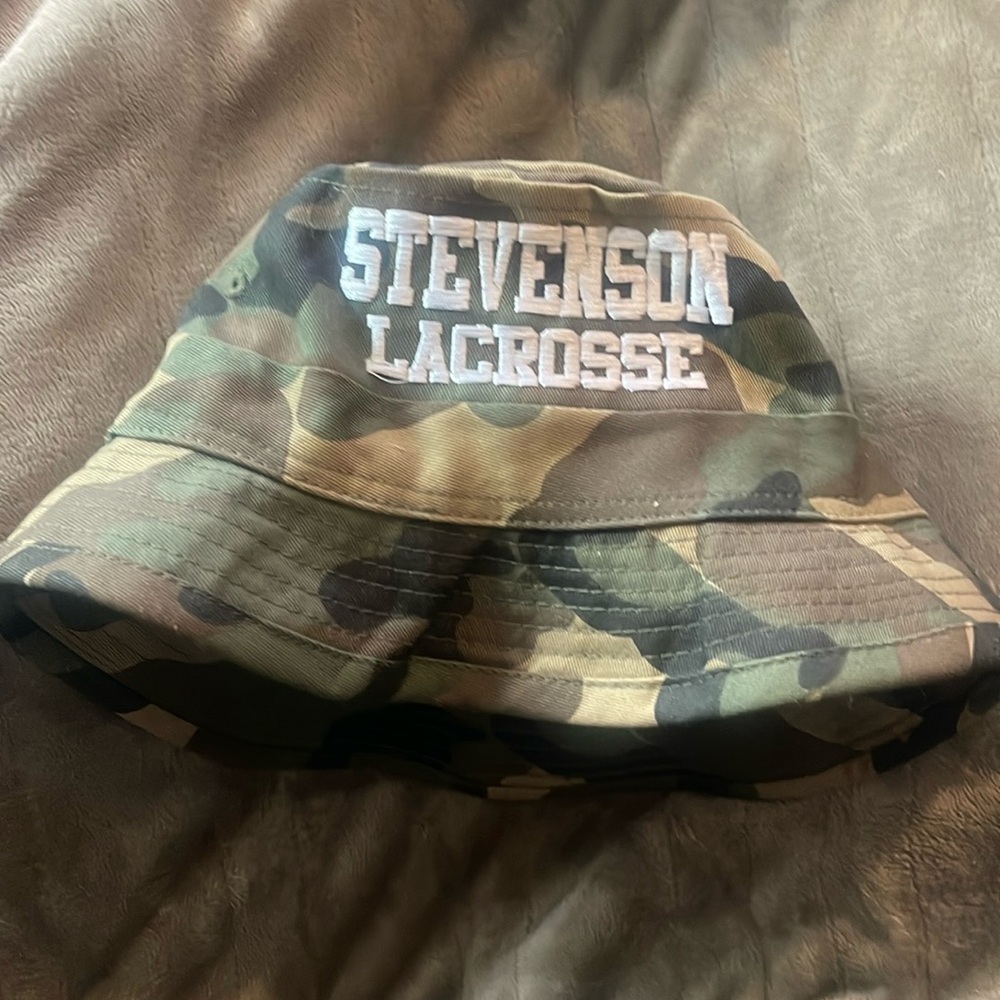 CAMO LACROSSE BUCKET HAT STEVENSON U SZ SMALL